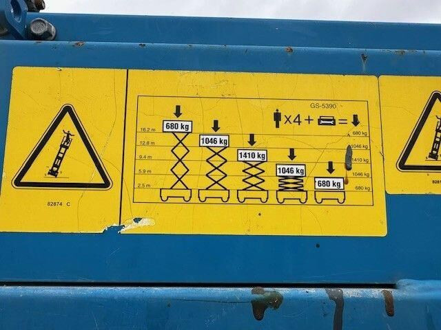 Scissor lift Genie GS 5390, Scherenbühne, Allrad, Gelände, 18m, TOP: picture 13