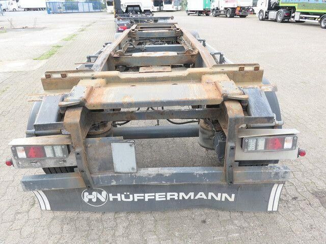 Container transporter/ Swap body trailer Huffermann HSA 18.70, Container, Schlitten, SAF, Luftfed.: picture 6 Container transporter/ Swap body trailer Huffermann HSA 18.70, Container, Schlitten, SAF, Luftfed.: picture 6