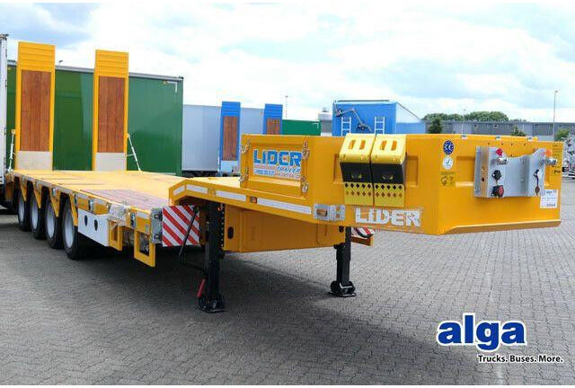 Lieder LD07, Verbreiterbar,Hydr. Rampen,4-Achser - Low loader semi-trailer: picture 1 Lieder LD07, Verbreiterbar,Hydr. Rampen,4-Achser - Low loader semi-trailer: picture 1