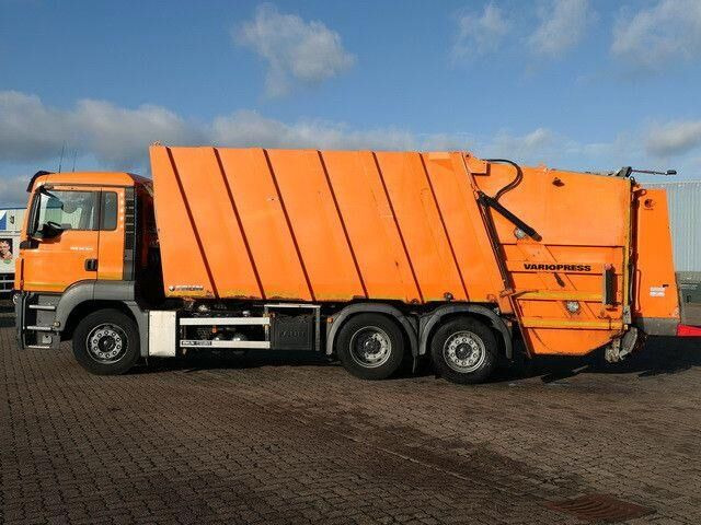 Garbage truck MAN 26.320 TGS BL 6x2, Faun, Vario Press, Zöller: picture 10