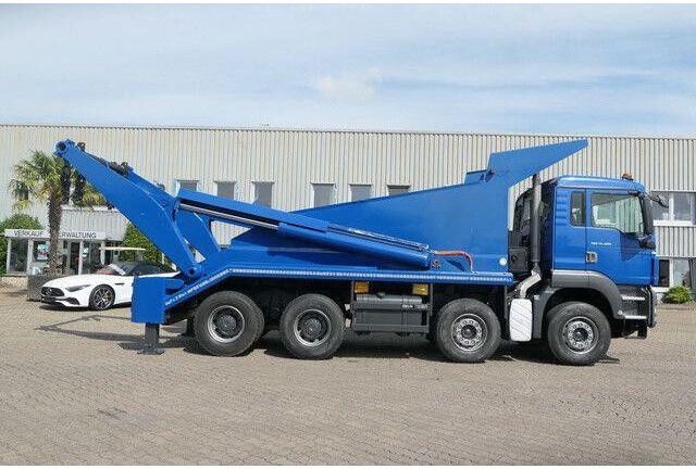 MAN 41.480 TGS 8x4, gr. Federpaket, 37tkm, 4-Achser - Cable system truck: picture 2 MAN 41.480 TGS 8x4, gr. Federpaket, 37tkm, 4-Achser - Cable system truck: picture 2