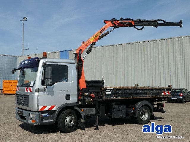 Tipper van MAN 8.210 TGL BB 4x2, Meiller,Palfinger PKG 7001,AHK: picture 1