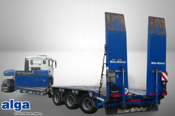 Müller-Mitteltal TTS-VLL 30,0 Profi, Tiefbett, Rampen, Gelenkt - Low loader semi-trailer: picture 1 Müller-Mitteltal TTS-VLL 30,0 Profi, Tiefbett, Rampen, Gelenkt - Low loader semi-trailer: picture 1