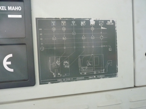 Milling machine CNC Fraiseuse 5 axes simultanés Deckel Maho DMU 80P: picture 13