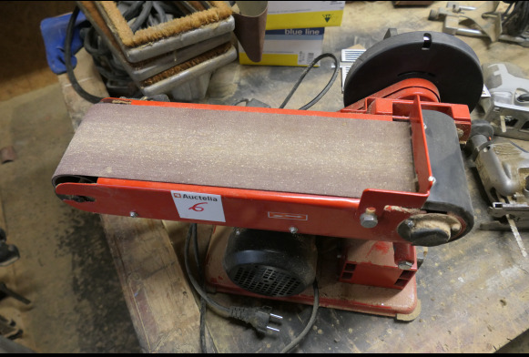 Ponceuse à bande + lapidaire Einhell TC-US 400 - Woodworking machinery: picture 2 Ponceuse à bande + lapidaire Einhell TC-US 400 - Woodworking machinery: picture 2