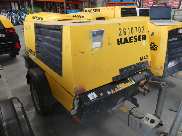 REF:2610 - Compresseur tractable Kaeser M43 - Air compressor: picture 3 REF:2610 - Compresseur tractable Kaeser M43 - Air compressor: picture 3