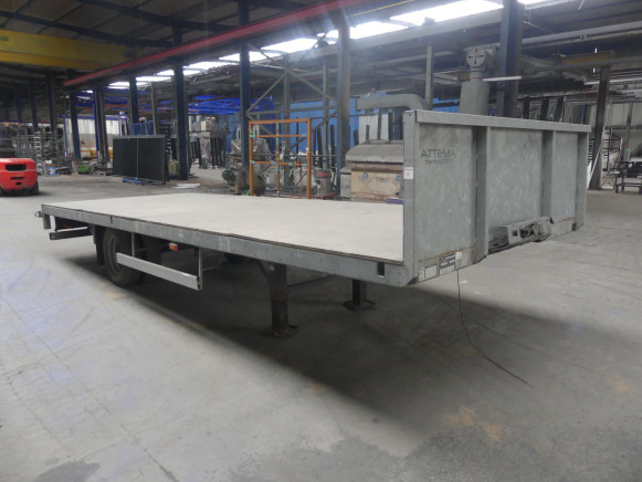 Semi-remorque plateau Veldhuizen P31-2A - Dropside/ Flatbed semi-trailer: picture 1 Semi-remorque plateau Veldhuizen P31-2A - Dropside/ Flatbed semi-trailer: picture 1
