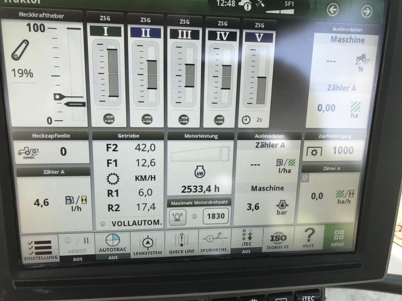 Farm tractor John Deere 8RX 410: picture 8