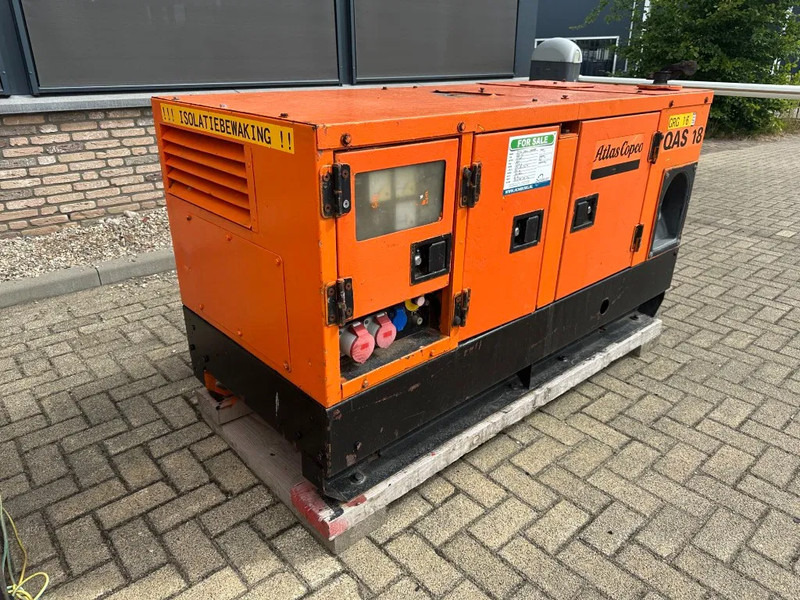 Atlas-Copco QAS 18 Yanmar Mecc Alte Spa 18 kVA Silent generatorset - Generator set: picture 4 Atlas-Copco QAS 18 Yanmar Mecc Alte Spa 18 kVA Silent generatorset - Generator set: picture 4