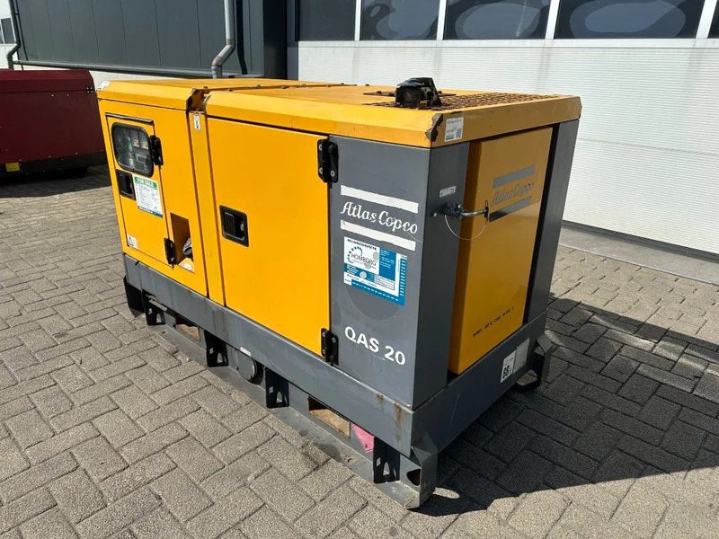 Atlas-Copco QAS 20 Kubota Leroy Somer 20 kVA Silent Rental generatorrset Stage 3A - Generator set: picture 2 Atlas-Copco QAS 20 Kubota Leroy Somer 20 kVA Silent Rental generatorrset Stage 3A - Generator set: picture 2
