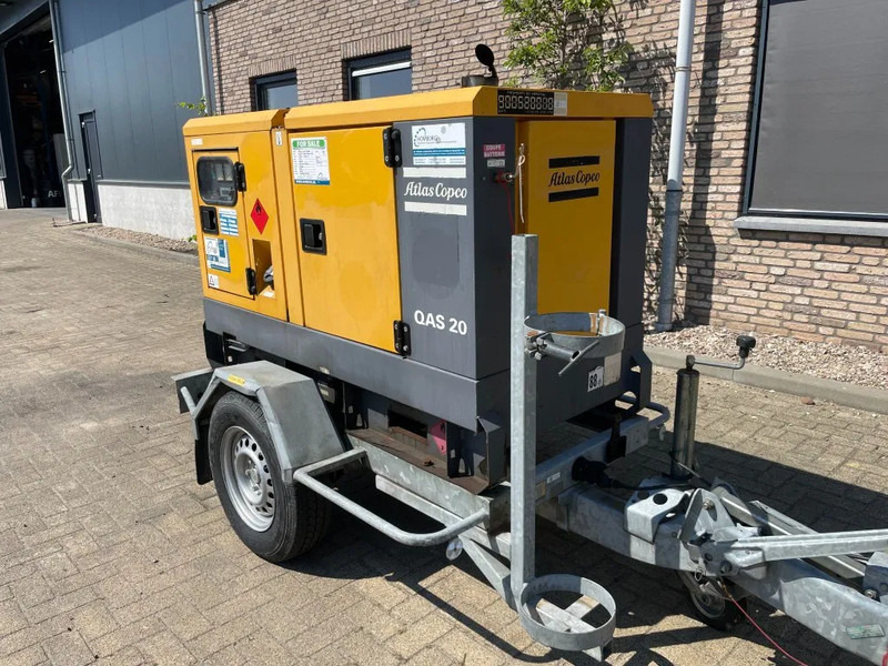 Atlas-Copco QAS 20 Kubota mobiele 20 kVA Silent Rental generatorrset Stage 3A - Generator set: picture 3 Atlas-Copco QAS 20 Kubota mobiele 20 kVA Silent Rental generatorrset Stage 3A - Generator set: picture 3