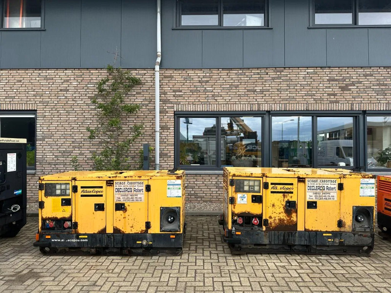 Atlas-Copco QAS 38 Yanmar Mecc Alte Spa 40 kVA Silent generatorset - Generator set: picture 2 Atlas-Copco QAS 38 Yanmar Mecc Alte Spa 40 kVA Silent generatorset - Generator set: picture 2