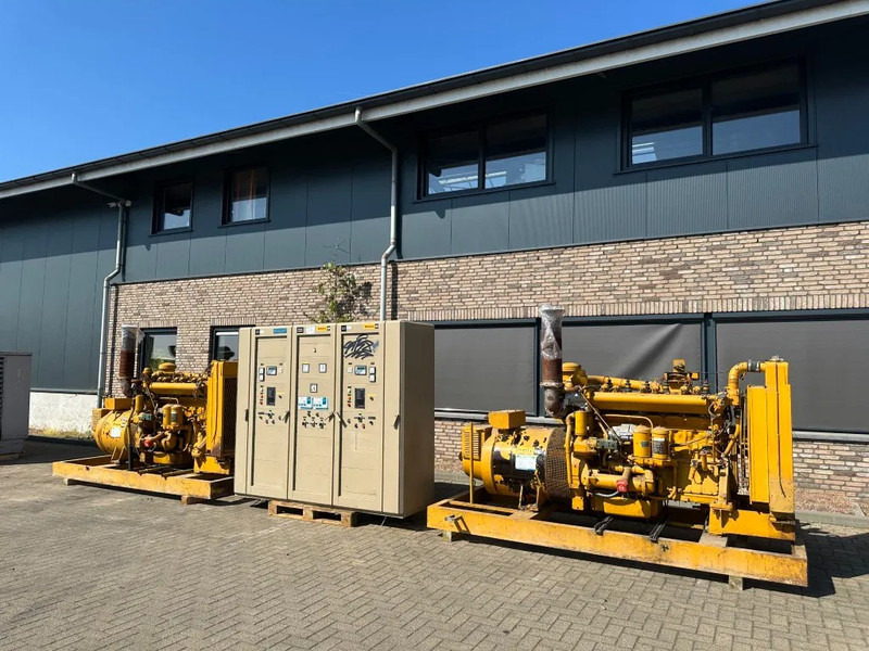 Caterpillar G343 Leroy Somer 275 kVA gas generatorset ex Emergency 138 hours ! - Generator set: picture 5 Caterpillar G343 Leroy Somer 275 kVA gas generatorset ex Emergency 138 hours ! - Generator set: picture 5