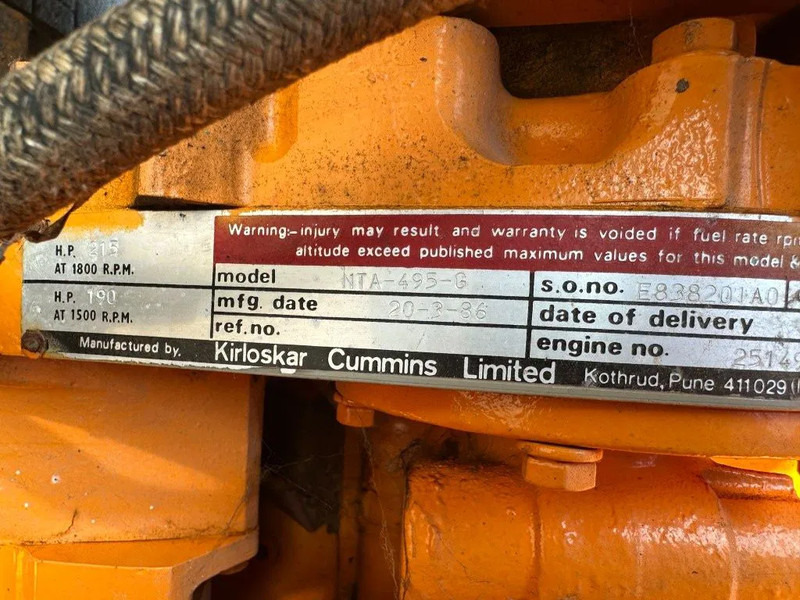 Generator set Cummins SDMO Stamford 160 kVA noodstroom generatorset ex Emergency: picture 8