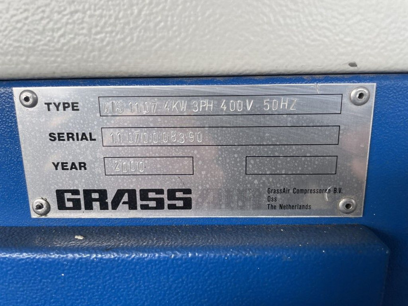 Air compressor Grassair WIS11.7 4 kW 550 L / min 7 Bar watergesmeerde schroefcompressor: picture 6
