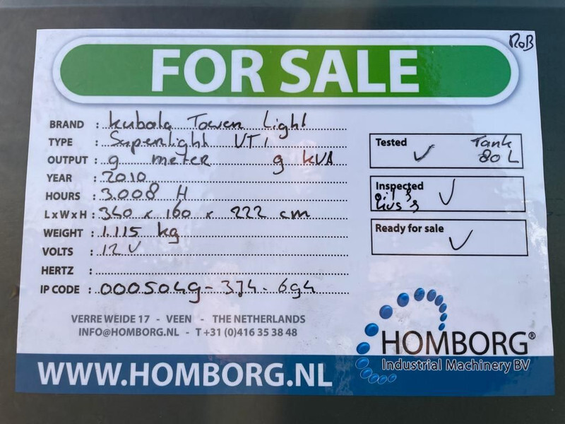 Lighting tower Kubota Superlight VT1: picture 18 Lighting tower Kubota Superlight VT1: picture 18