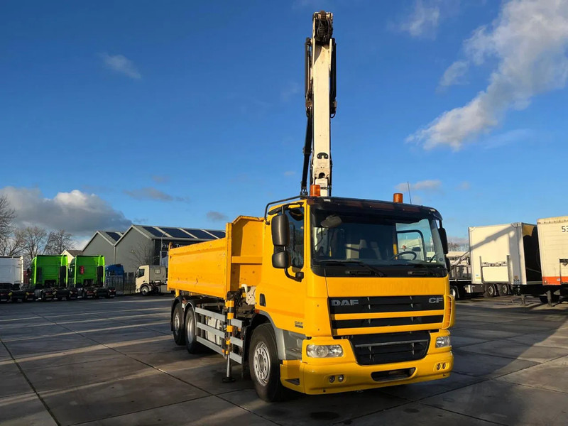 Crane truck DAF CF 360 FAN Kipper knijperwagen: picture 16