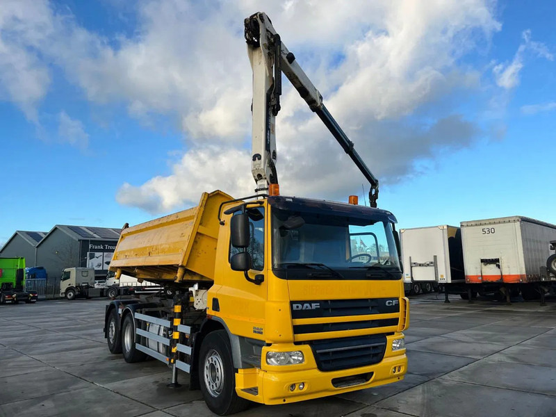 Crane truck DAF CF 360 FAN Kipper knijperwagen: picture 17