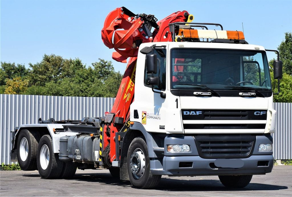 DAF CF 85.340 * ABROLLKIPPER + KRAN * TOP - Crane truck, Hook lift truck: picture 3 DAF CF 85.340 * ABROLLKIPPER + KRAN * TOP - Crane truck, Hook lift truck: picture 3