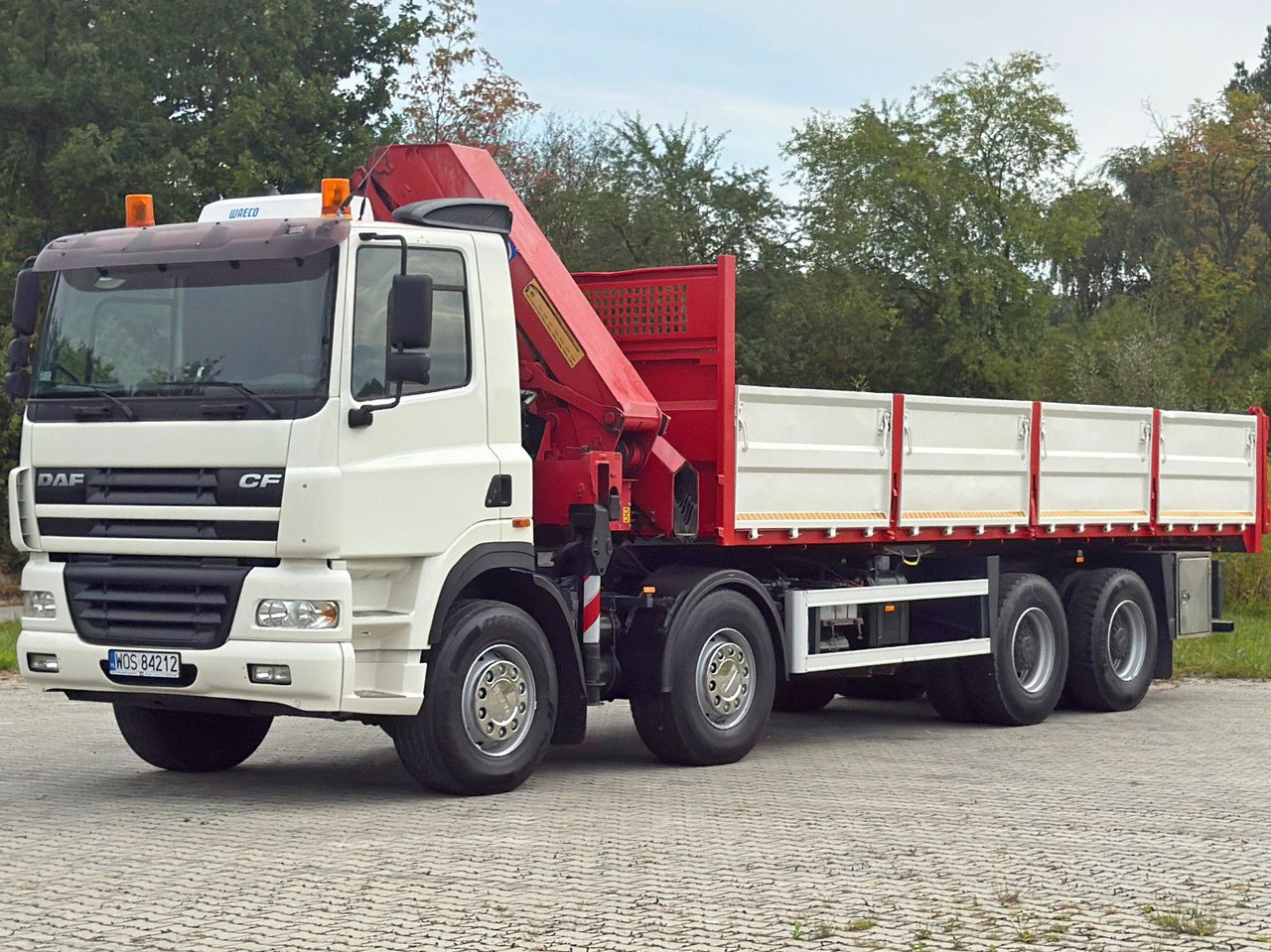 DAF CF 85.380 * HMF 2823 K6 (B3) + FUNK * 8x4 * TOP - Crane truck: picture 3 DAF CF 85.380 * HMF 2823 K6 (B3) + FUNK * 8x4 * TOP - Crane truck: picture 3