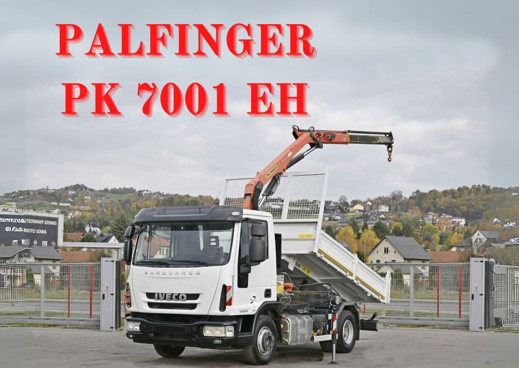 Iveco EUROCARGO 100E19 +PK 7001 H + FUNK * TOPZUSTAND - Crane truck, Tipper: picture 1 Iveco EUROCARGO 100E19 +PK 7001 H + FUNK * TOPZUSTAND - Crane truck, Tipper: picture 1