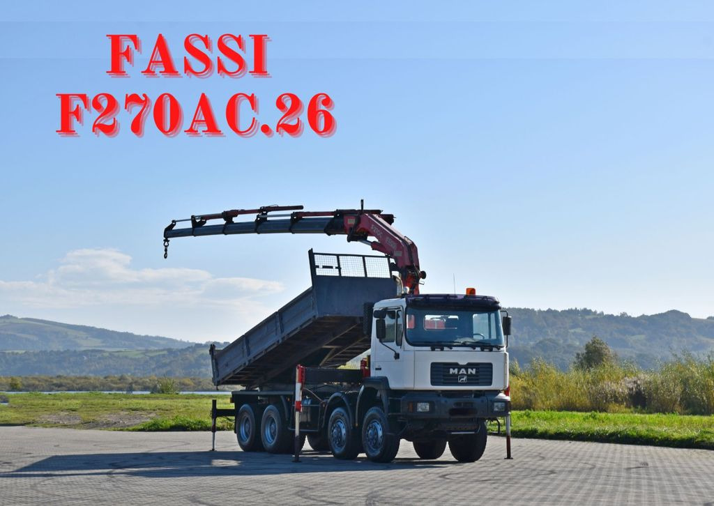 MAN 41.460 * KRAN * 8x8 ! TOPZUSTAND MAN 41.460 * KRAN * 8x8 ! TOPZUSTAND - Tipper, Crane truck: picture 1 MAN 41.460 * KRAN * 8x8 ! TOPZUSTAND MAN 41.460 * KRAN * 8x8 ! TOPZUSTAND - Tipper, Crane truck: picture 1