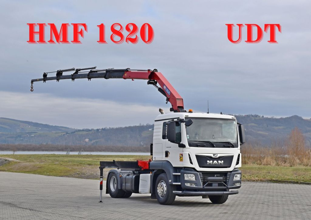 MAN TGS 18.500 Sattelzugmaschine + KRAN /FUNK - Crane truck: picture 1 MAN TGS 18.500 Sattelzugmaschine + KRAN /FUNK - Crane truck: picture 1