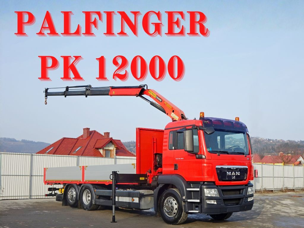 MAN TGS 26.360* PRITSCHE 7,10m* PK 12000 + FUNK *TOP - Crane truck: picture 1 MAN TGS 26.360* PRITSCHE 7,10m* PK 12000 + FUNK *TOP - Crane truck: picture 1