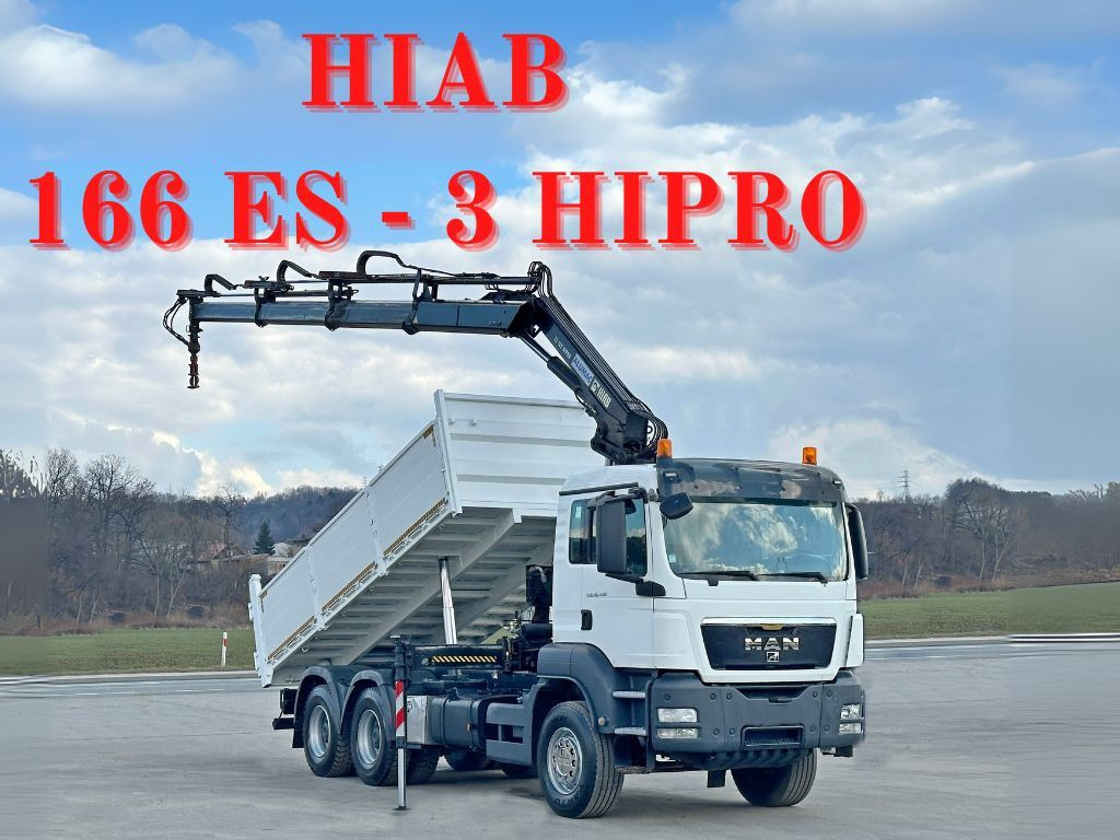 MAN TGS 26.400 * HIAB 166 ES - 3 HIPRO + FUNK * 6x4 MAN TGS 26.400 * HIAB 166 ES - 3 HIPRO + FUNK * 6x4 - Crane truck, Tipper: picture 1 MAN TGS 26.400 * HIAB 166 ES - 3 HIPRO + FUNK * 6x4 MAN TGS 26.400 * HIAB 166 ES - 3 HIPRO + FUNK * 6x4 - Crane truck, Tipper: picture 1
