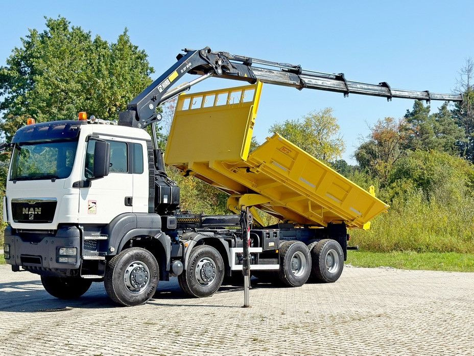 MAN TGS 32.510 * HIAB 288 EP - 5HIDUO/ FUNK * 8x8 - Tipper, Crane truck: picture 3 MAN TGS 32.510 * HIAB 288 EP - 5HIDUO/ FUNK * 8x8 - Tipper, Crane truck: picture 3