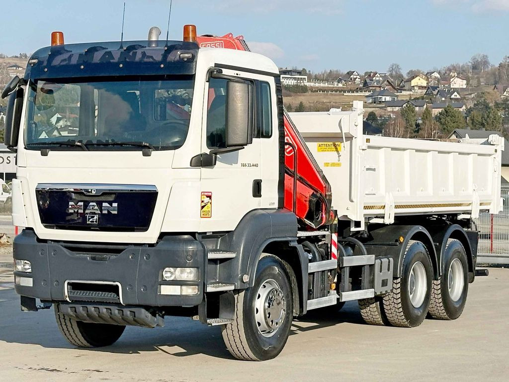 MAN TGS 33.440 * FASSI F155A.0.22/ FUNK *6x4 - Crane truck, Tipper: picture 4 MAN TGS 33.440 * FASSI F155A.0.22/ FUNK *6x4 - Crane truck, Tipper: picture 4
