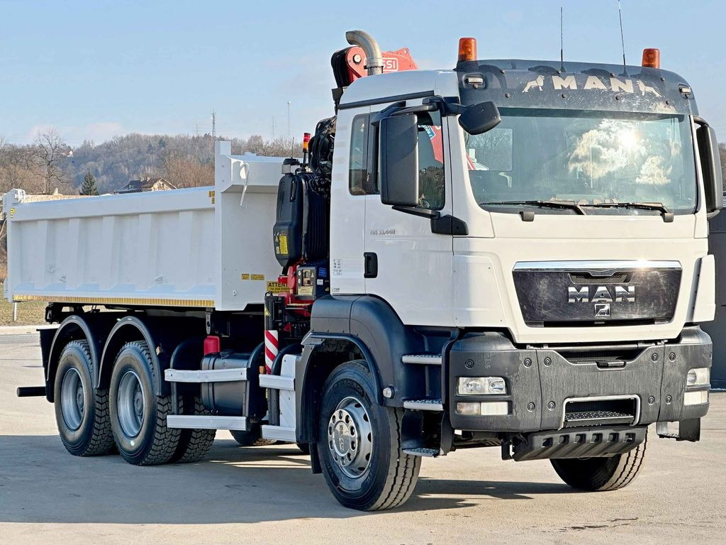 MAN TGS 33.440 * FASSI F155A.0.22/ FUNK *6x4 - Crane truck, Tipper: picture 3 MAN TGS 33.440 * FASSI F155A.0.22/ FUNK *6x4 - Crane truck, Tipper: picture 3