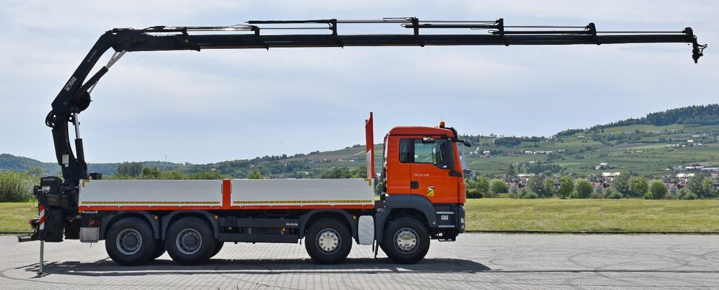 MAN TGS 35.440 * HIAB 211 E-6 HIDUO +FUNK / 8x4 - Crane truck, Dropside/ Flatbed truck: picture 5 MAN TGS 35.440 * HIAB 211 E-6 HIDUO +FUNK / 8x4 - Crane truck, Dropside/ Flatbed truck: picture 5