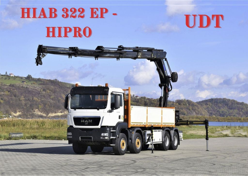 MAN TGS 35.440 * HIAB 322 EP-5HIPRO+FUNK / 8x4! MAN TGS 35.440 * HIAB 322 EP-5HIPRO+FUNK / 8x4! - Crane truck, Dropside/ Flatbed truck: picture 1 MAN TGS 35.440 * HIAB 322 EP-5HIPRO+FUNK / 8x4! MAN TGS 35.440 * HIAB 322 EP-5HIPRO+FUNK / 8x4! - Crane truck, Dropside/ Flatbed truck: picture 1