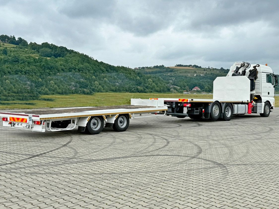 Crane truck MAN TGX 26.440 * FASSI F455A.2.26E + FUNK + Anhänger: picture 7