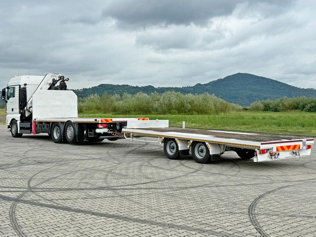 Crane truck MAN TGX 26.440 * FASSI F455A.2.26E + FUNK + Anhänger: picture 6