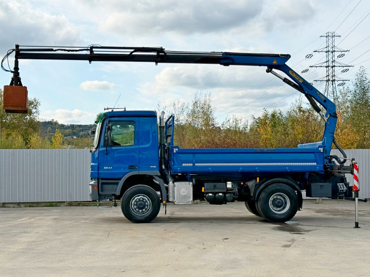 Mercedes-Benz ACTROS 1841 * PK 10501 + FUNK * TOP * 4x4 - Tipper, Crane truck: picture 5 Mercedes-Benz ACTROS 1841 * PK 10501 + FUNK * TOP * 4x4 - Tipper, Crane truck: picture 5