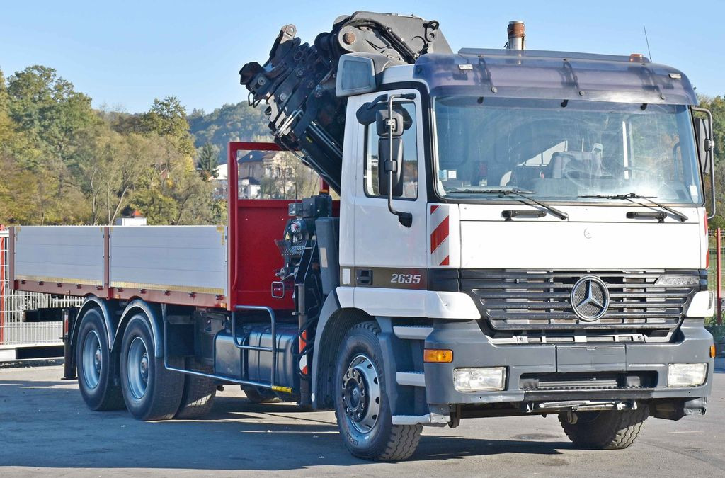 Mercedes-Benz ACTROS 2635 Pritsche 6,40m + HIAB 400 E-5 + FUNK Mercedes-Benz ACTROS 2635 Pritsche 6,40m + HIAB 400 E-5 + FUNK - Crane truck: picture 3 Mercedes-Benz ACTROS 2635 Pritsche 6,40m + HIAB 400 E-5 + FUNK Mercedes-Benz ACTROS 2635 Pritsche 6,40m + HIAB 400 E-5 + FUNK - Crane truck: picture 3