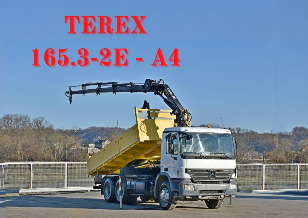 Mercedes-Benz ACTROS 2636 * TEREX 165.2E - A4 + FUNK/6x4 Mercedes-Benz ACTROS 2636 * TEREX 165.2E - A4 + FUNK/6x4 - Crane truck, Tipper: picture 1 Mercedes-Benz ACTROS 2636 * TEREX 165.2E - A4 + FUNK/6x4 Mercedes-Benz ACTROS 2636 * TEREX 165.2E - A4 + FUNK/6x4 - Crane truck, Tipper: picture 1