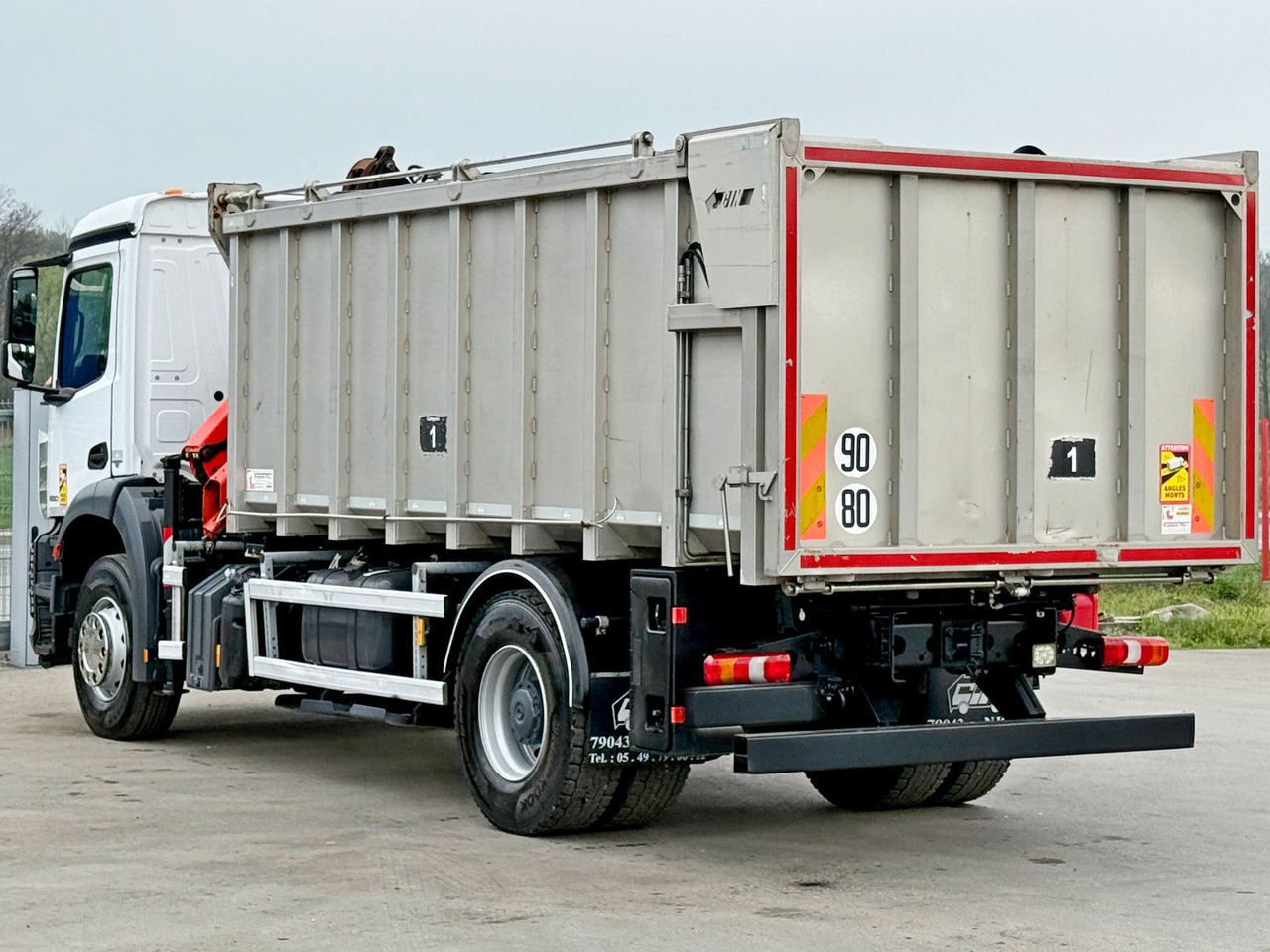 Crane truck Mercedes-Benz AROCS 1830* KIPPER 5,00m * PK 7.501 SLD A + FUNK: picture 9