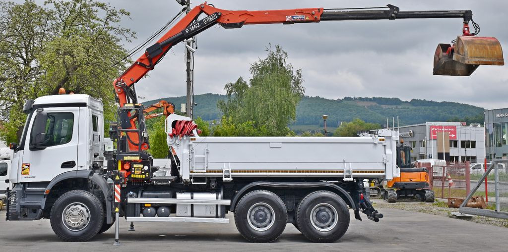 Crane truck, Tipper Mercedes-Benz AROCS 2635* FASSI F165AZ.0.22 + FUNK * 6x4: picture 6