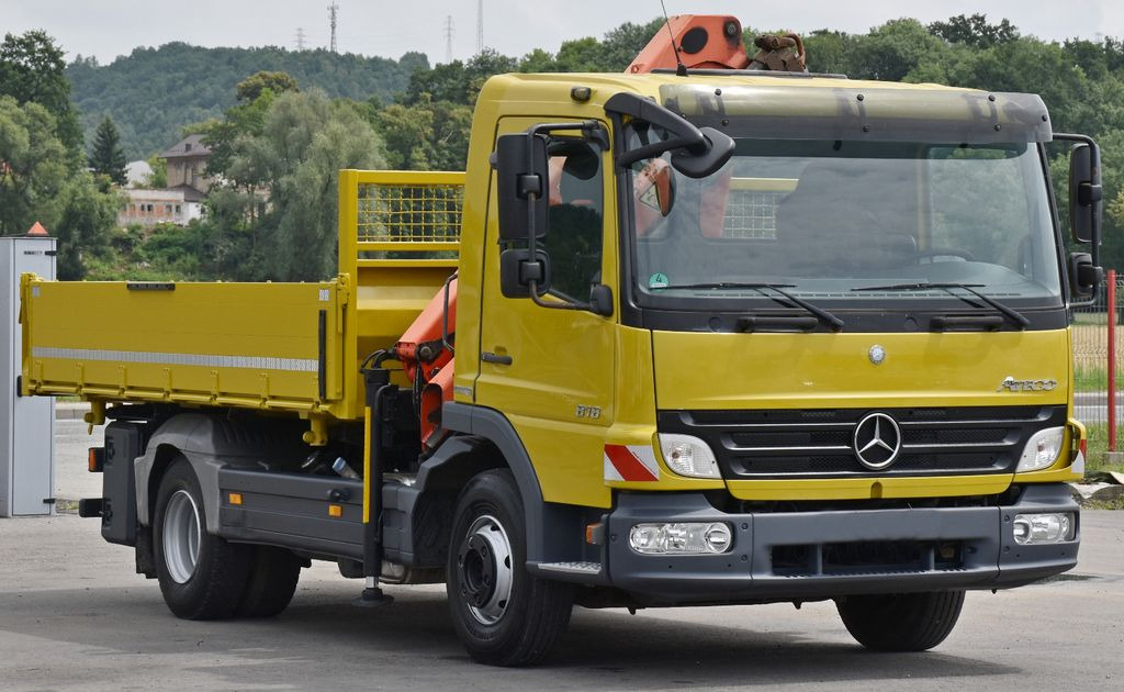 Mercedes-Benz ATEGO 818 * KIPPER 4,05m + PK 6501A * TOP  - Crane truck, Tipper: picture 3 Mercedes-Benz ATEGO 818 * KIPPER 4,05m + PK 6501A * TOP  - Crane truck, Tipper: picture 3