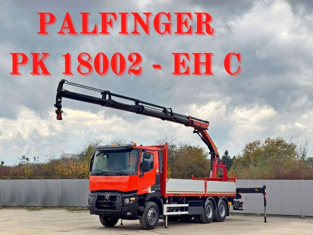 Renault C430 * PALFINGER PK 18002 - EHC + FUNK/ 6x4 - Crane truck: picture 1 Renault C430 * PALFINGER PK 18002 - EHC + FUNK/ 6x4 - Crane truck: picture 1