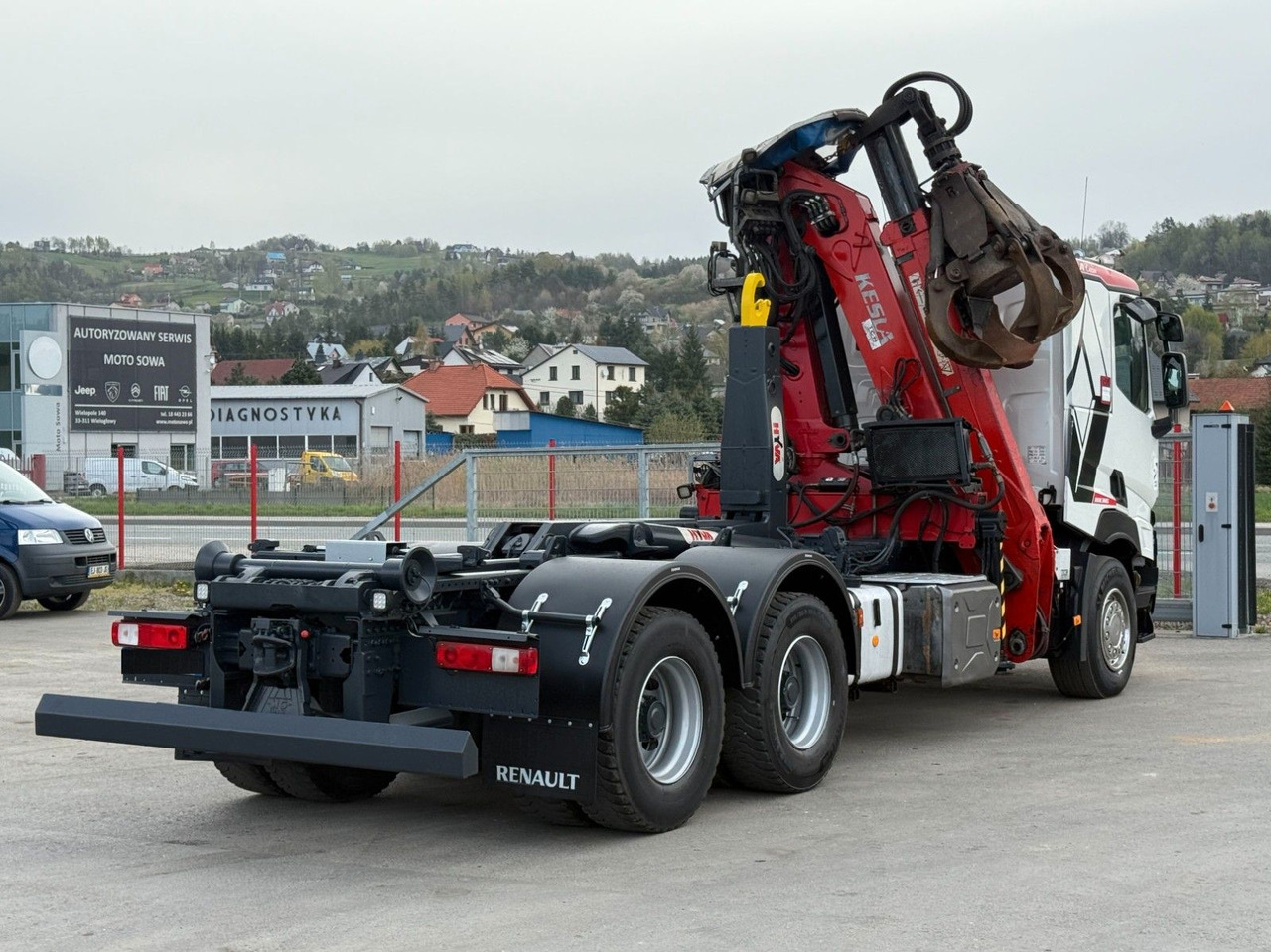 Hook lift truck, Crane truck Renault C520 * ABROLLKIPPER 4,80 m * KESLA * 6x4!: picture 6 Hook lift truck, Crane truck Renault C520 * ABROLLKIPPER 4,80 m * KESLA * 6x4!: picture 6