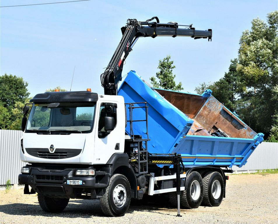 Renault KERAX 370 DXI* HIAB 122B-3 HIDUO/FUNK * 6x4 - Tipper, Crane truck: picture 3 Renault KERAX 370 DXI* HIAB 122B-3 HIDUO/FUNK * 6x4 - Tipper, Crane truck: picture 3