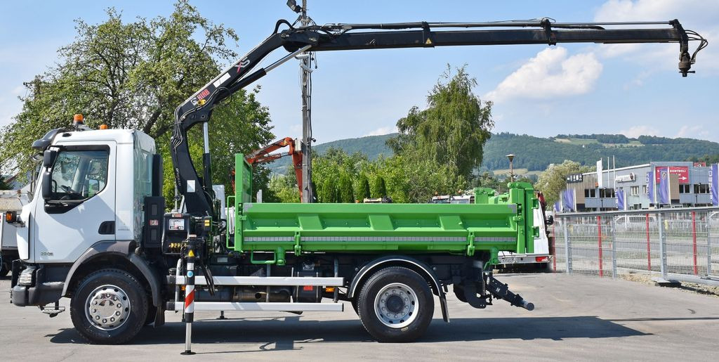 Crane truck, Tipper Renault MIDLUM 220 DXI *KIPPER 3,80m *HIAB 077 B-2 DUO: picture 6