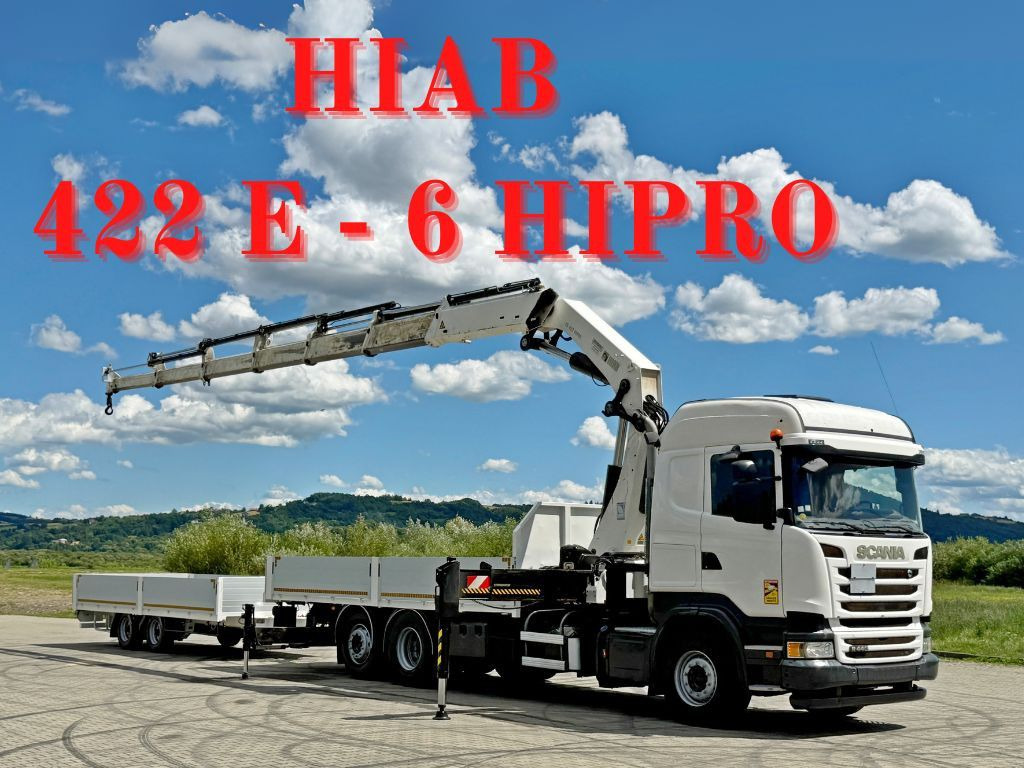 Scania R440 * HIAB 422 E-6 HIPRO + FUNK + Anhänger!*TOP - Crane truck: picture 1 Scania R440 * HIAB 422 E-6 HIPRO + FUNK + Anhänger!*TOP - Crane truck: picture 1