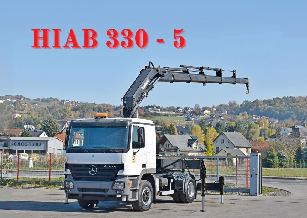 Mercedes-Benz ACTROS 1844 * Sattelzugmaschine *HIAB 330-5/FUNK - Tractor unit: picture 1 Mercedes-Benz ACTROS 1844 * Sattelzugmaschine *HIAB 330-5/FUNK - Tractor unit: picture 1