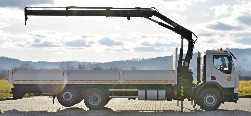 Volvo FE 320 Pritsche 8,00 m + KRAN + FUNK*TOPZUSTAND - Crane truck, Dropside/ Flatbed truck: picture 5 Volvo FE 320 Pritsche 8,00 m + KRAN + FUNK*TOPZUSTAND - Crane truck, Dropside/ Flatbed truck: picture 5
