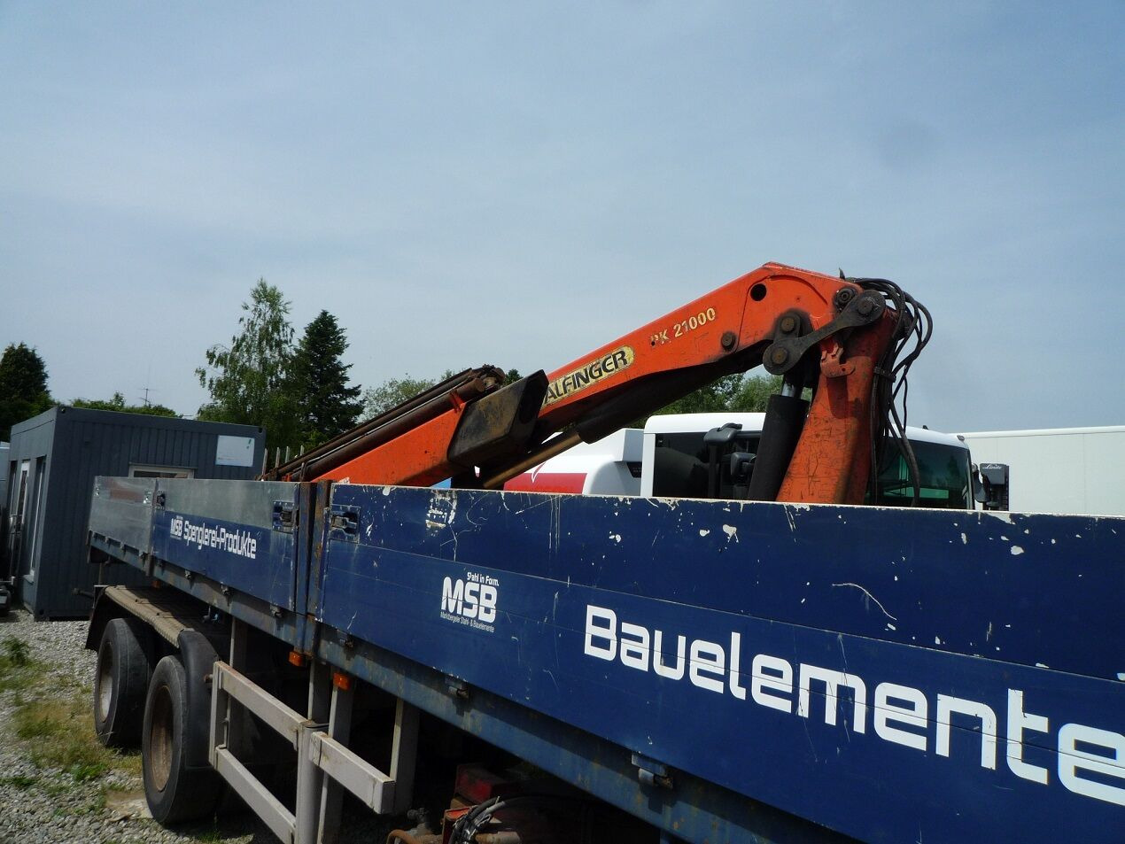 Diversen SPL 2.18L Grünenfelder SPL 2.18L - Dropside/ Flatbed semi-trailer: picture 1 Diversen SPL 2.18L Grünenfelder SPL 2.18L - Dropside/ Flatbed semi-trailer: picture 1